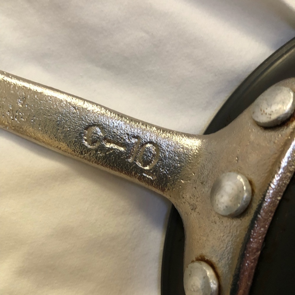 Vintage Commercial Aluminum 1307 Saute Omelet 7 1/2" Skillet - Picture 3 of 6